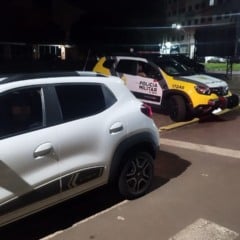 A Polícia Militar em Cascavel realizou uma operação para coibir infrações de trânsito e abordou 12 pessoas e 8 veículos - Foto: Divulgação