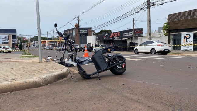 Acidente grave em Cascavel resulta na morte de adolescente de 15 anos em colisão - Foto: Luiz Felipe Max/SOT
