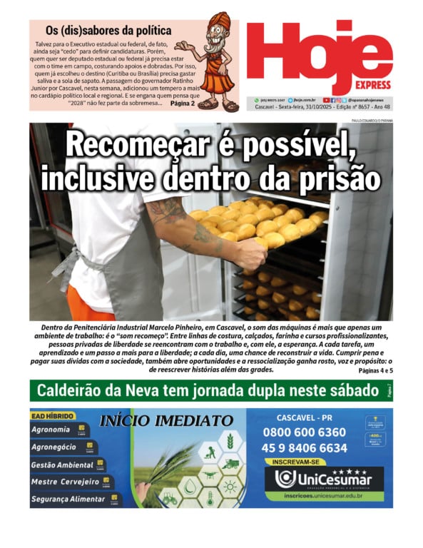 Hoje Express | Edição 31/10/2025