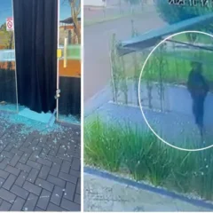 Veja o vídeo! Ladrão invade loja e quebra vidro em plena luz do dia em Cascavel