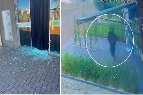 Veja o vídeo! Ladrão invade loja e quebra vidro em plena luz do dia em Cascavel Veja o vídeo! Ladrão invade loja e quebra vidro em plena luz do dia em Cascavel