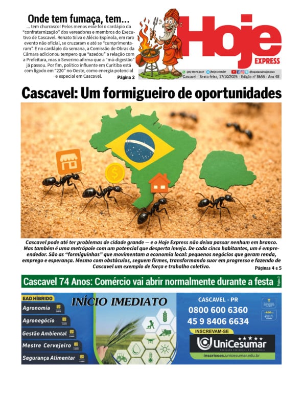 Hoje Express | Edição 17/10/2025