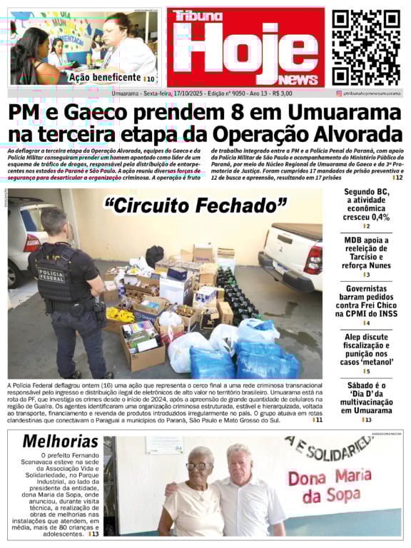 Tribuna Hoje | Edição 30/10/2025