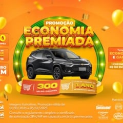 Copacol lança promoção "Economia Premiada" na comemoração de 62 anos