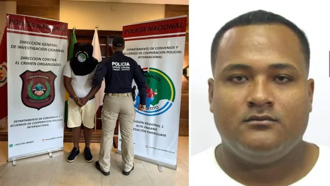 O venezuelano Dimas Manuel Cardozo Orozco foi preso no Paraguai por tentar sequestrar uma adolescente em Cascavel - Foto: Divulgação