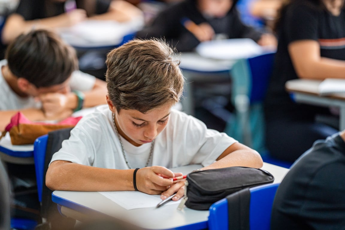 O Sistema de Avaliação da Educação Básica (Saeb) começou a aplicação das provas no Paraná para alunos do 9º ano e da 3ª série - Foto: Silvio Turra/SEED-PR