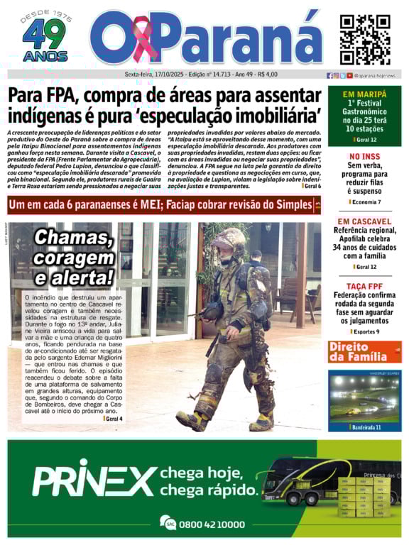 O Paraná | Edição 17/10/2025