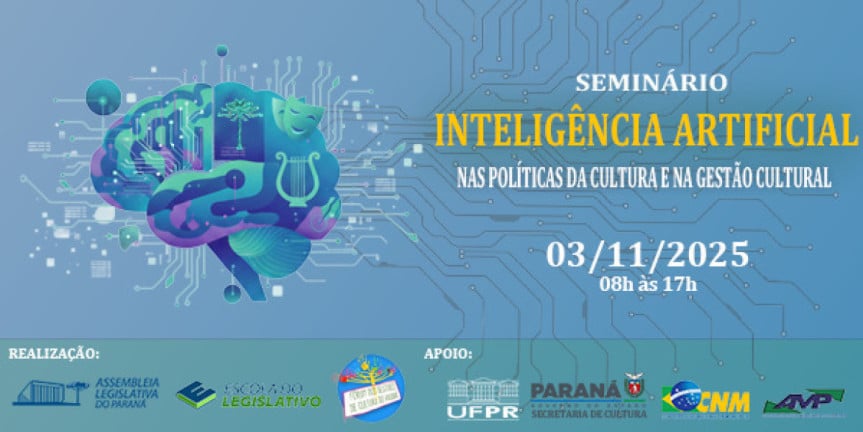 Serão abordados temas como o uso da IA na preservação do patrimônio cultural, na produção artística, na análise de dados culturais e na otimização de processos administrativos - Foto:   Escola do Legislativo