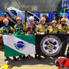 O Corpo de Bombeiros Militar do Paraná (CBMPR), representado pela equipe do 4º Batalhão de Bombeiro Militar de Cascavel - Foto: CBMPR