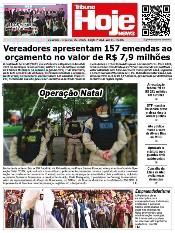 Tribuna Hoje | Edição 27/11/2025