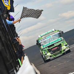 Rafael Fleck lidera a categoria GT Truck com  três vitórias na atual temporada - Foto: Tiago Soares