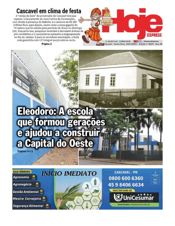 Hoje Express | Edição 14/11/2025