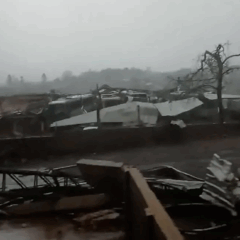 Cenário caótico: município de Rio Bonito do Iguaçu é devastado após temporal