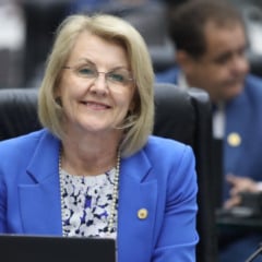 Deputada Secretária Márcia Huçulak (PSD).
Créditos: Valdir Amaral/Alep
