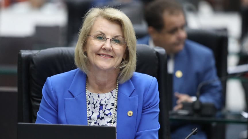 Deputada Secretária Márcia Huçulak (PSD).
Créditos: Valdir Amaral/Alep
