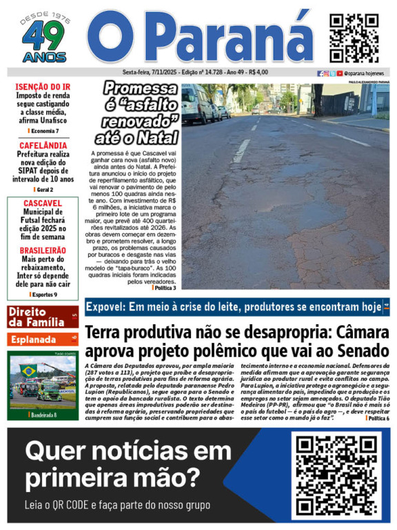 O Paraná | Edição 07/10/2025