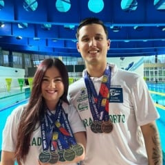 Paratletas colocam Cascavel no topo do cenário nacional da natação