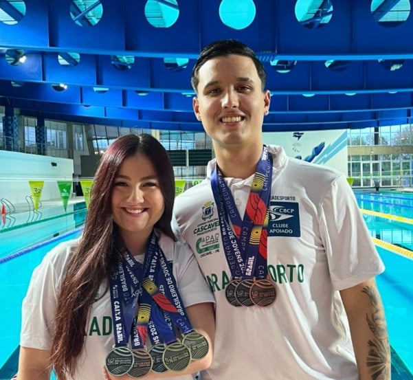 Paratletas colocam Cascavel no topo do cenário nacional da natação