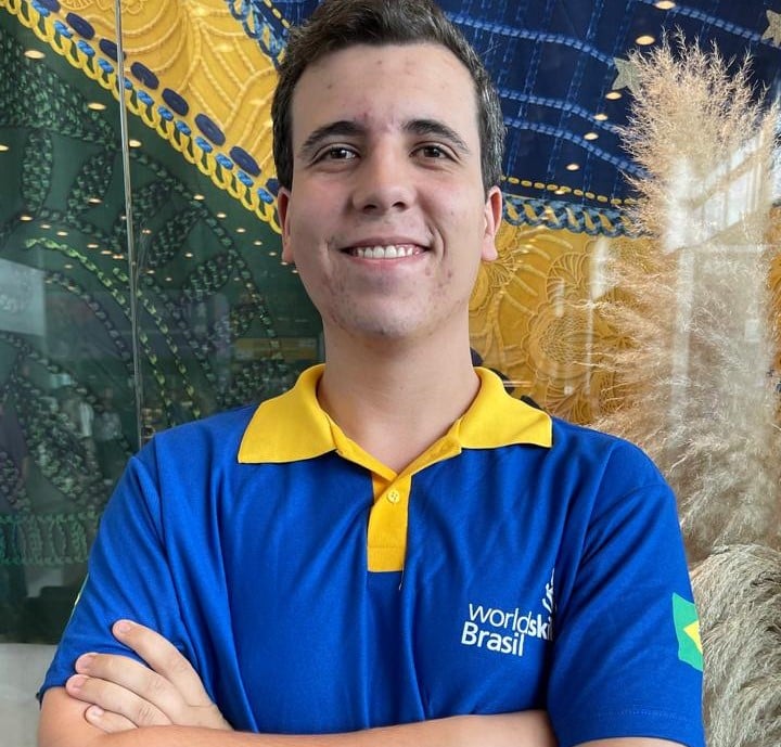 Kauan representa o Brasil na #33 - Tecnologia Automotiva (Foto: Senai Paraná) Kauan representa o Brasil na #33 - Tecnologia Automotiva (Foto: Senai Paraná)