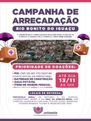 O Hospital Universitário do Oeste do Paraná em Cascavel informa sobre a atenção a pacientes afetados pelo tornado - Arte: Divulgação