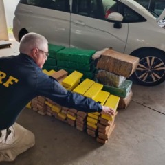 Descubra como a PRF conseguiu apreender 370 quilos de maconha em Maringá e o que ocorreu na abordagem do motorista - Foto: PRF