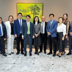 Lideranças de Cascavel se reuniram com a presidente do TJPR para discutir a criação de uma nova Vara da Fazenda Pública - Foto: Divulgação/Assessoria Parlamentar