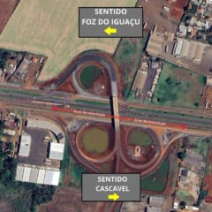 BR-277 em Foz do Iguaçu terá interdição parcial a partir desta quinta-feira