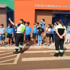 Em 2025, Cascavel realiza ações para promover segurança no trânsito nas escolas, alcançando milhares de pessoas com educação - Foto: Secom