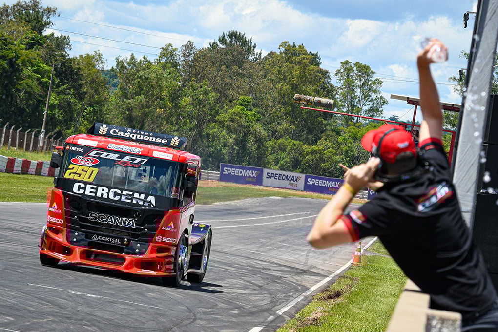 Diego Collet chega a final da Fórmula Truck embalado com a vitória na última etapa, em Guaporé -  Tiago Soares/DivulgaçãoFoto: 