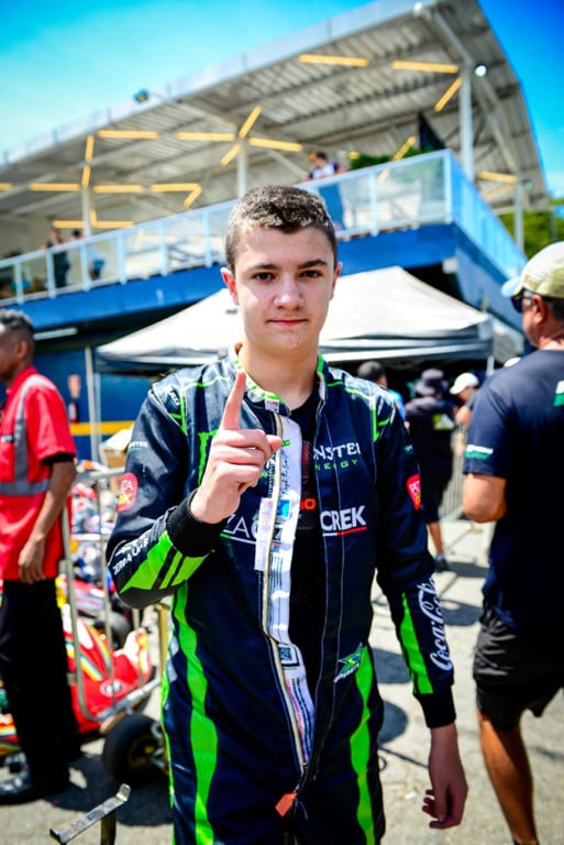 Final de semana histórico: Dudu Pagliaro é campeão na categoria F-4 Sprinter e vice na Copa São Paulo Light de Kart - Foto: Divulgação