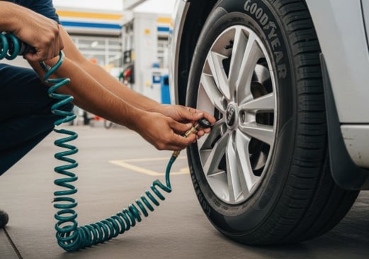Com o aumento do fluxo de veículos no período de férias e festas de final de ano, a manutenção preventiva dos pneus é essencial para prevenir contratempos - Foto: Divulgação 