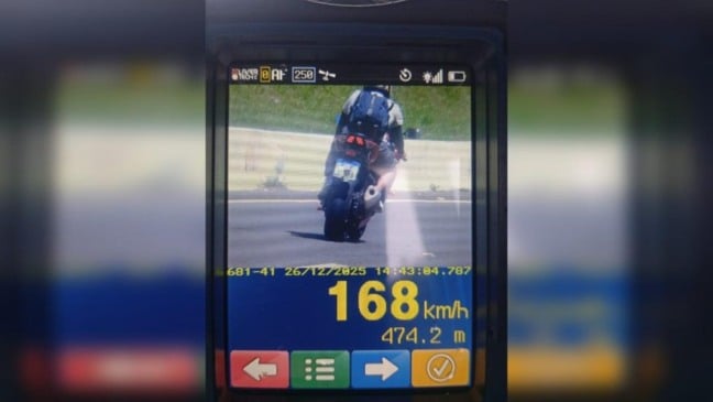 Em trecho com limite máximo permitido de 100 km/h, moto é flagrada a 168 km/h em Cascavel