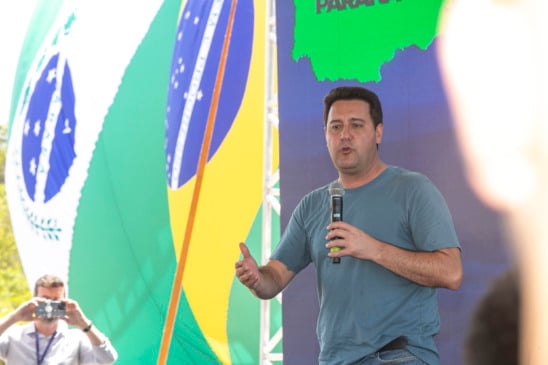 Ratinho Junior se destaca na corrida presidencial de 2026. Descubra como ele se compara a Lula nas intenções de voto - Foto: AEN