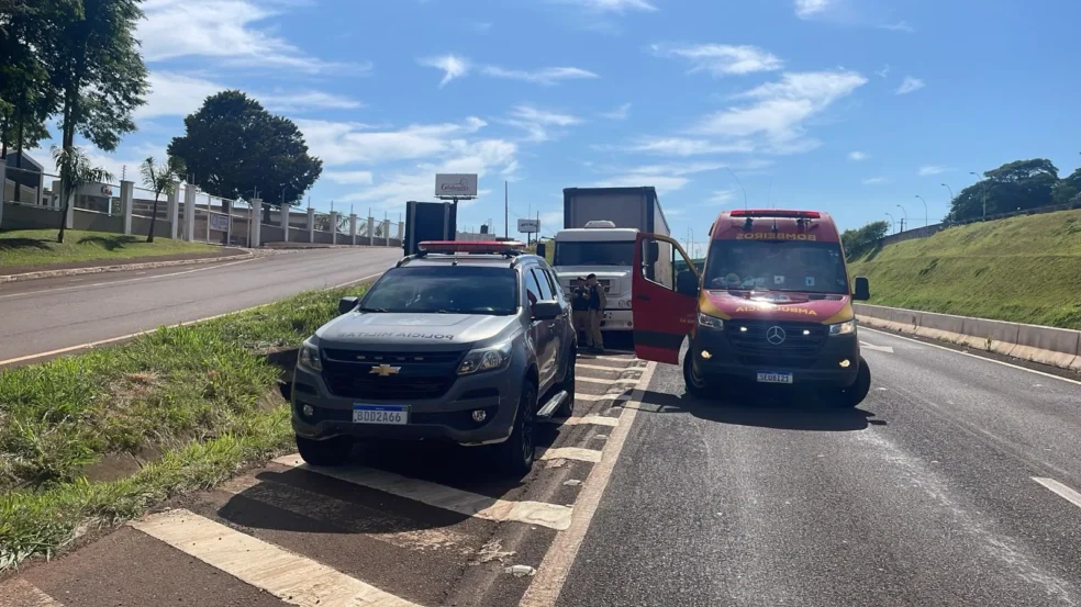 Homem morre atropelado na manhã deste domingo em Cascavel Homem morre atropelado na manhã deste domingo em Cascavel