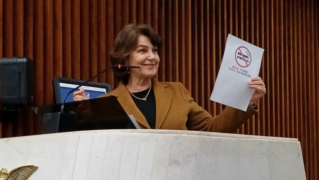 A Assembleia Legislativa do Paraná (Alep) aprova projeto que proíbe uso de cigarros eletrônicos em ambientes coletivos - Foto: Divulgação/Assessoria Parlamentar
