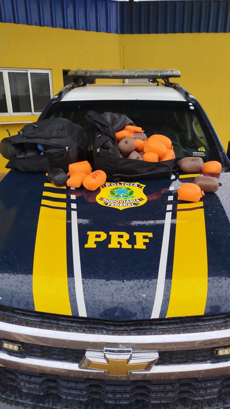 Veja como a PRF apreendeu 39,2 kg de haxixe em Catanduvas e os procedimentos legais em Cascavel - Foto: PRF