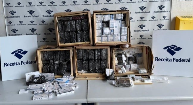 Receita Federal retém 1.400 volumes de remessas postais operadoras de e-commerce em Cascavel