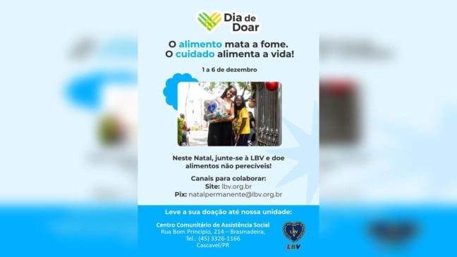 Dia de Doar: Quando a solidariedade se transforma em alimento para milhares de famílias