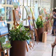 Conheça a exposição da Alep com 50 telas de idosos do Espaço ConViver. Arte e cultura que promovem a inclusão social - Foto: Valdir Amaral/Alep