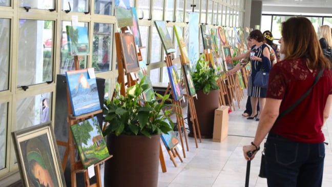 Conheça a exposição da Alep com 50 telas de idosos do Espaço ConViver. Arte e cultura que promovem a inclusão social - Foto: Valdir Amaral/Alep