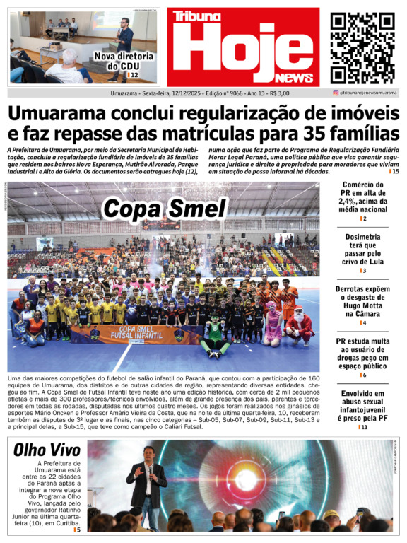 Tribuna Hoje | Edição 12/12/2025