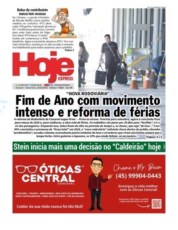 Hoje Express | Edição 12/12/2025