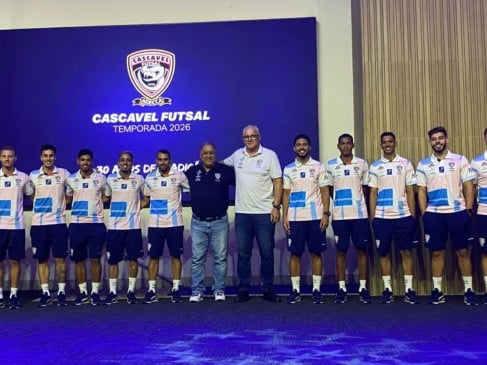 A temporada 2026 do Cascavel Futsal chega com um elenco promissor e a comemoração dos 30 anos do clube - Foto: Assessoria