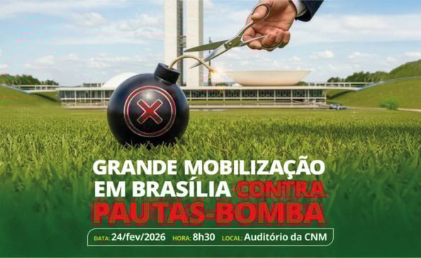 Participe da mobilização no Congresso para proteger os cofres municipais. Inscreva-se e ajude a fazer a diferença - Foto: Ilustração/CNM