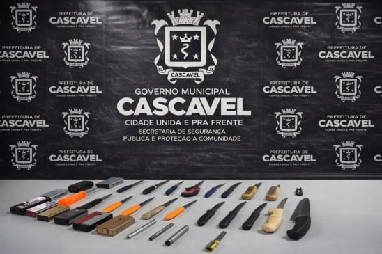Operação faz internamento involuntário, recupera veículos e retira objetos perfurocortantes das ruas de Cascavel