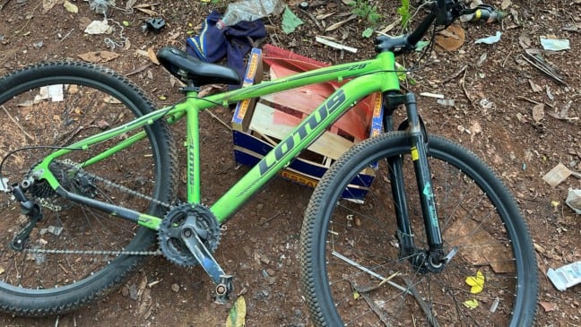 Guarda Municipal recupera bicicleta furtada em área de mata no bairro Santa Cruz