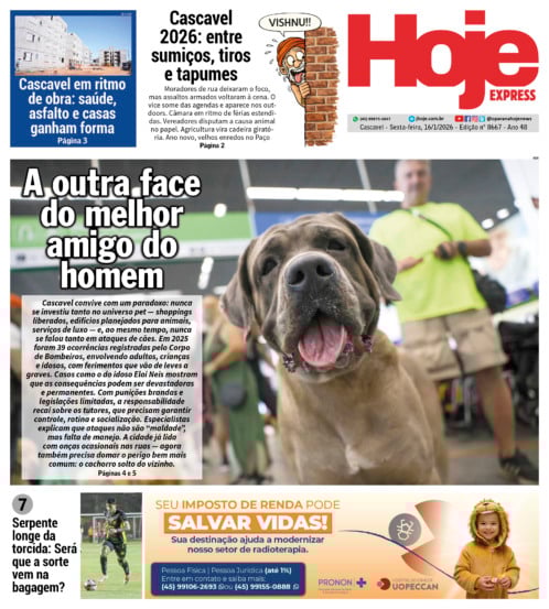 Hoje Express | Edição 22/01/2025