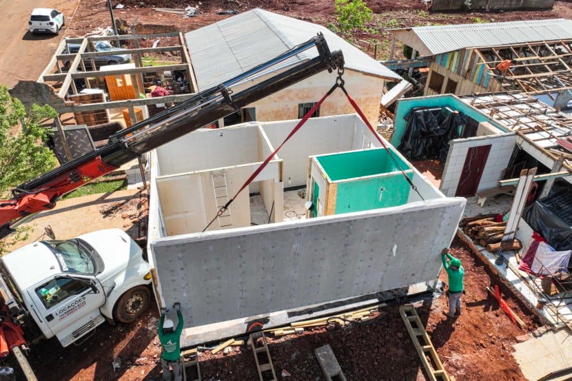 Rio Bonito do Iguaçu: quinze casas novas estão em construção na cidade
Foto: Arnaldo Neto/AEN