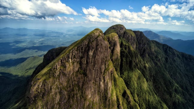 O Parque Estadual Pico Paraná, localizado entre os municípios de Campina Grande do Sul e Antonina.
Créditos: Denis Ferreira Netto
