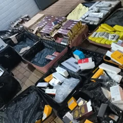 Polícia Militar apreende drogas em ação em Cascavel, incluindo maconha e haxixe, durante fiscalização na rodoviária - Foto: Divulgação